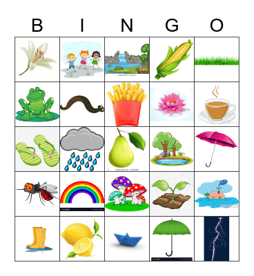 UC KINDIES MONSOON CARNIVAL Bingo Card