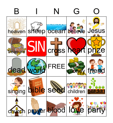 Bible Bingo Card