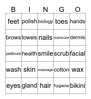 Easter  Bingo Card