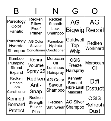 Radical Retail Bingo Card