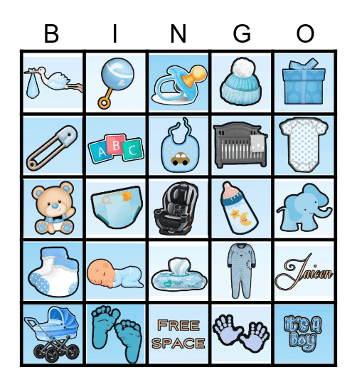 BABY SHOWER BINGO Card