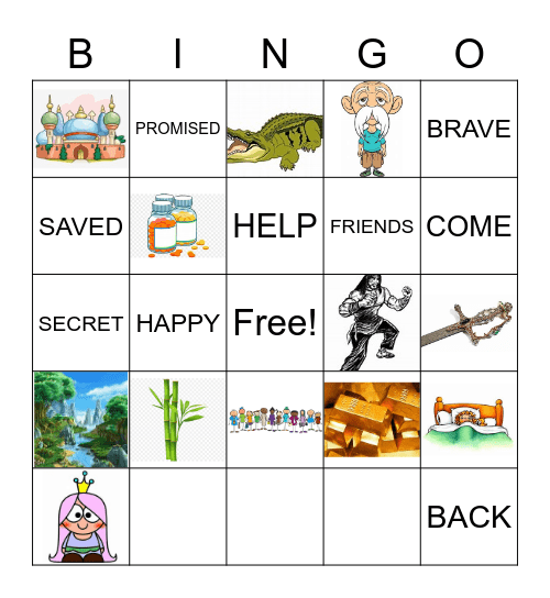 BADANG THE BRAVE Bingo Card