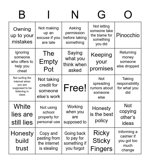 besties djsnajz Bingo Card