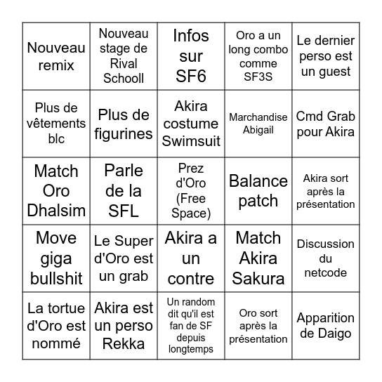 Summer Update Bingo Card Bingo Card