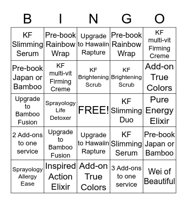 Hop Into Spring Bingo Card