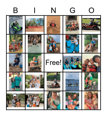 Minnesota Vacation Bingo 2021 Bingo Card