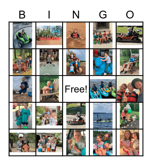 Minnesota Vacation Bingo 2021 Bingo Card