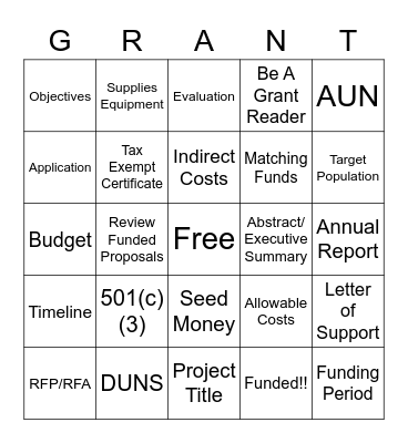 $how Me The Money Bingo Card