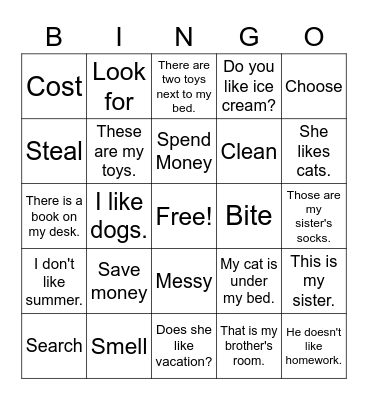 This Week Bingo Card