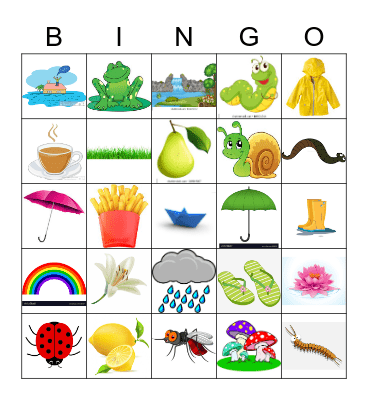 UC KINDIES MONSOON CARNIVAL Bingo Card