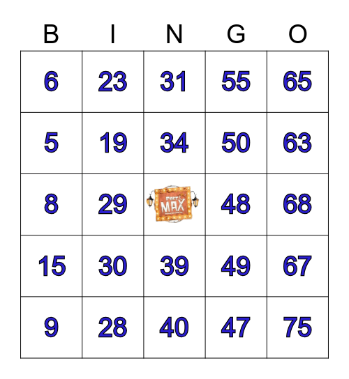 Festival de Prêmios Bingo Card