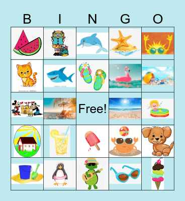 Summertime! Bingo Card