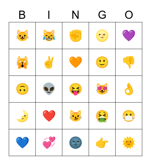 Joyi Bingo Card