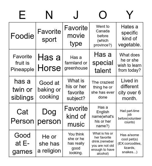 Welcome to BLUE team with May and Auggie Bingo Card