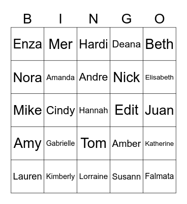 Sales Enablement Bingo Card