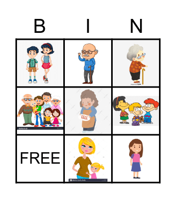 FAMILY Bingo Card