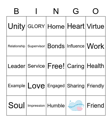S.A.W. 2021 Bingo Card
