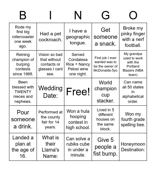We love the Krumlands BINGO! Bingo Card