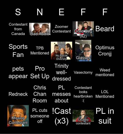 Thasafuneetymfolunch Bingo Card