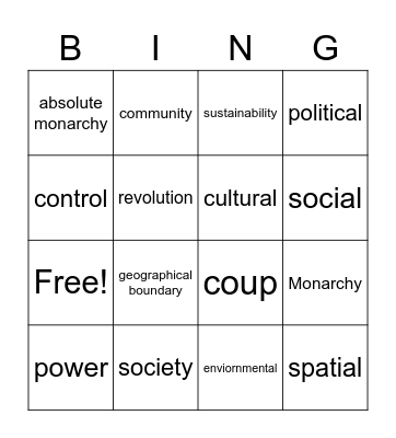 Lion King Bingo Card