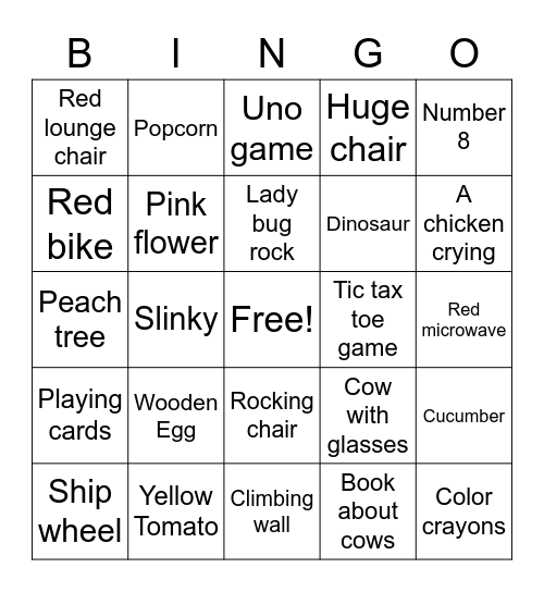 ROOST Bingo Card