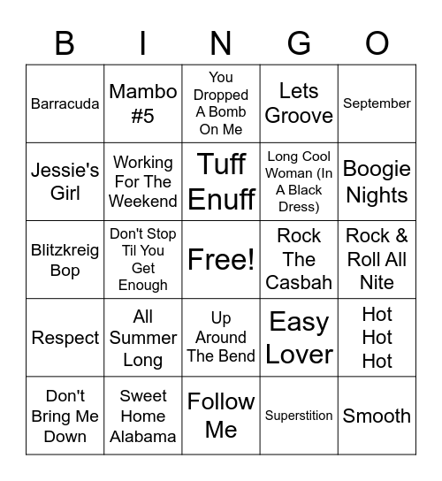 Tavern Misc. #2 Bingo Card