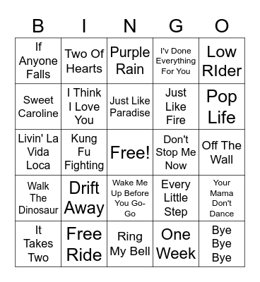 Tavern Misc. #4 Bingo Card