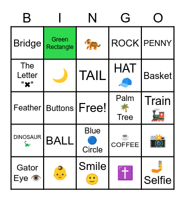 Youth Camp Card 1 Bingo Card