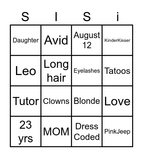 Happy Birthday Bingo Card