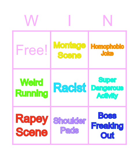 90s Movie Bingo! Bingo Card