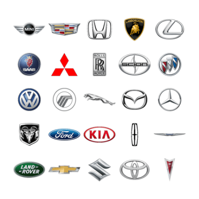 45 Automobile Logos Bingo Game Bingo Card