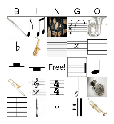 Band Bingo Card