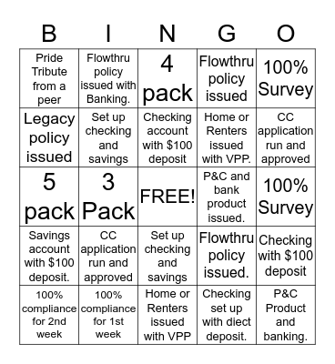 FIESTA  Bingo Card
