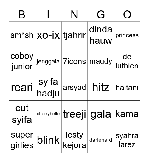 bingo maudy Bingo Card