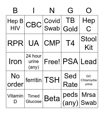 LaBingo 2.0 Bingo Card