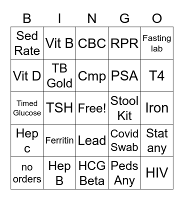 LaBingo 2.0 Bingo Card