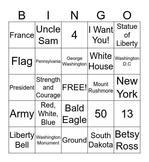 american-symbols-bingo-card