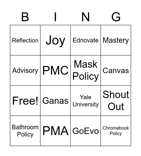 Loteria! (Bingo) Bingo Card