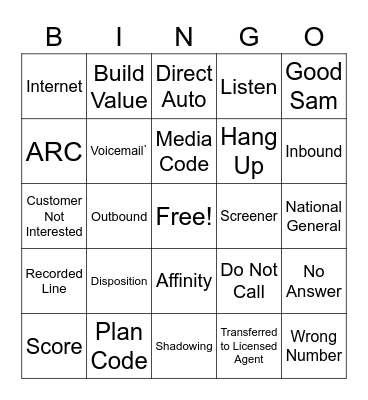 Bingo Day 3 Bingo Card