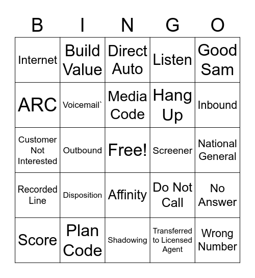 Bingo Day 3 Bingo Card
