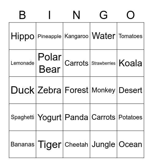 unit 7-8 L2 Bingo Card