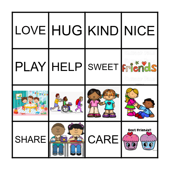 FRIENDSHIP BINGO Card