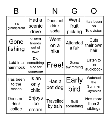 MBP Bingo Card