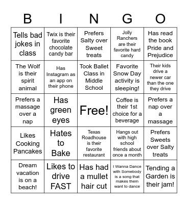 Who is That at CMS? Bingo Card