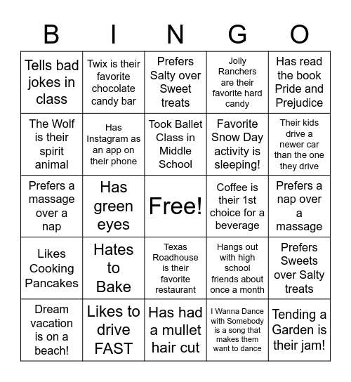 Who is That at CMS? Bingo Card