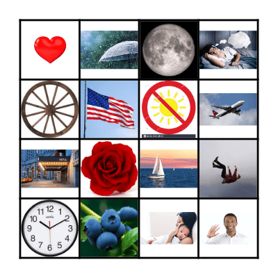 Picture Bingo #3 Bingo Card