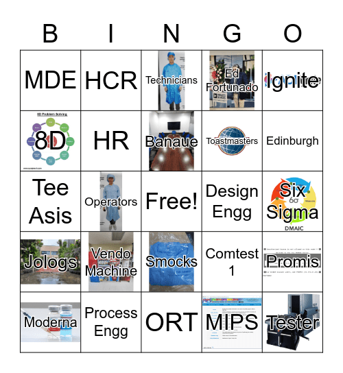 iLearn Bingo Card