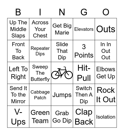 Spin Bingo Card