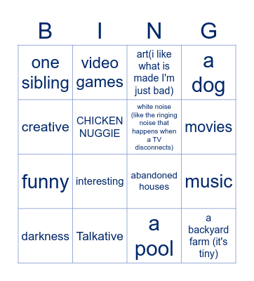 Campos Bingo Card