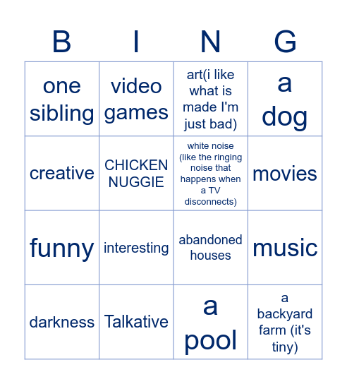Campos Bingo Card